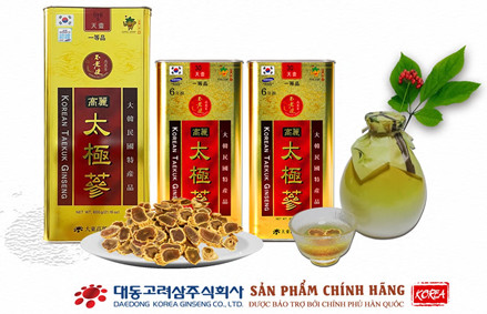 Thái Cực Sâm Củ Khô Hộp Thiếc (Thiên Sâm)